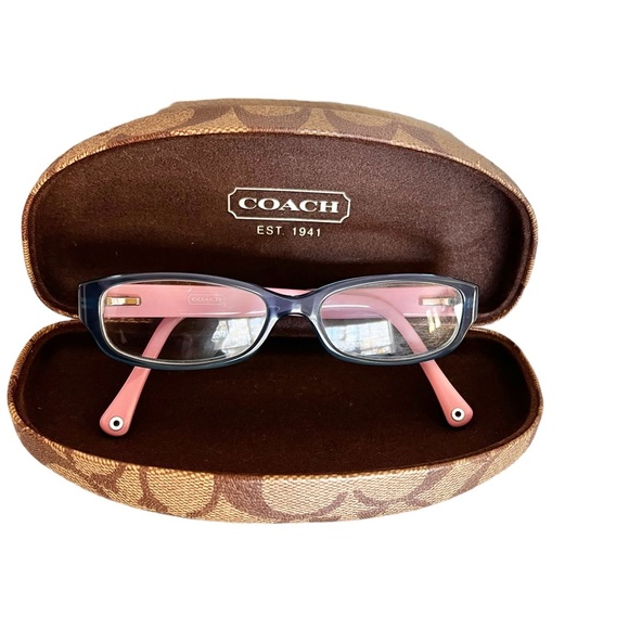 Coach Prescription Eye Glasses With A Case - Picture 1 of 12